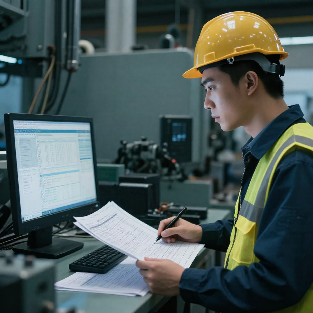 Woman using a tablet with a stylus